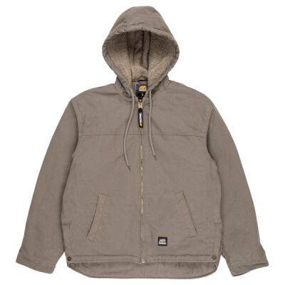 Men's Heartland Washed Duck Hooded Work Coat Thumbnail