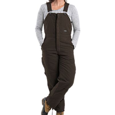Ladies' Softstone Duck Insulated Bib Overall Thumbnail
