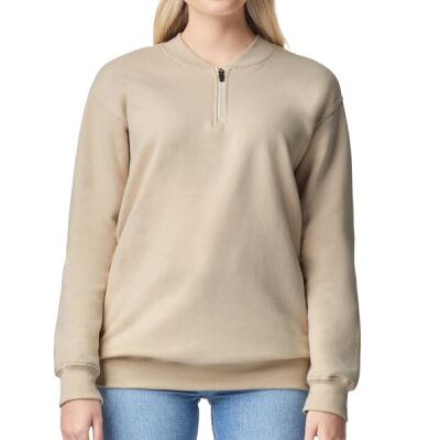Unisex Softstyle Midweight Fleece Quarter-Zip Sweatshirt Thumbnail
