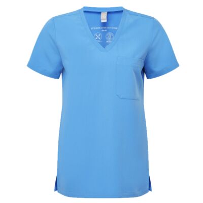 Ladies' Limitless V-Neck Stretch Scrub Top Thumbnail