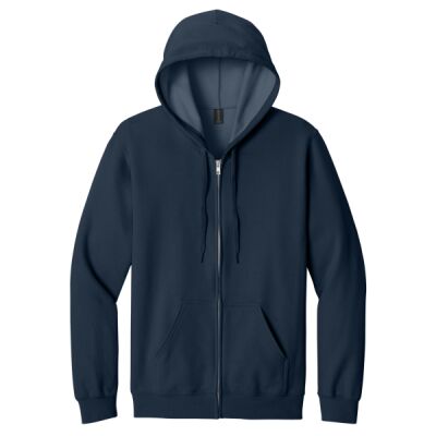 Softstyle ® Midweight Fleece Full Zip Hooded Sweatshirt Thumbnail