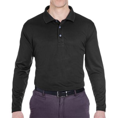 Men's Cool & Dry Sport Long Sleeve Polo Thumbnail