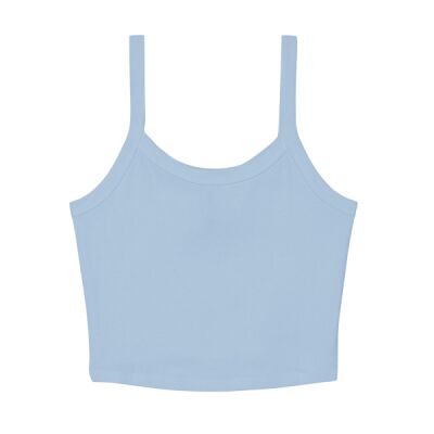 Women's Micro Rib Spaghetti Strap Tank Thumbnail