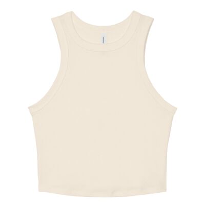 Women's Micro Rib Racer Tank Thumbnail