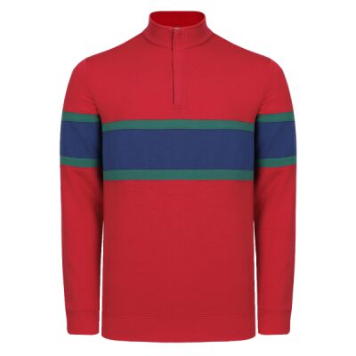 Men's Owen Quarter-Zip Colorblock Pullover Thumbnail