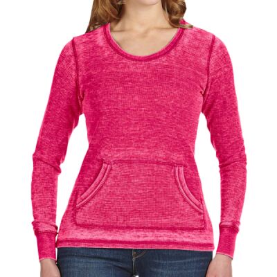 Ladies' Zen Thermal Long-Sleeve T-Shirt Thumbnail