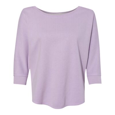 Women's Lounge Fleece Dolman Crewneck Sweatshirt Thumbnail