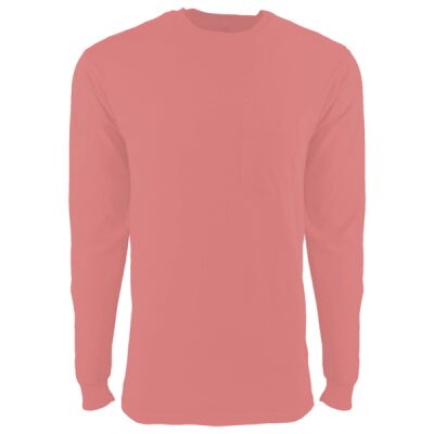 Unisex Inspired Dye Long Sleeve Pocket T-Shirt Thumbnail