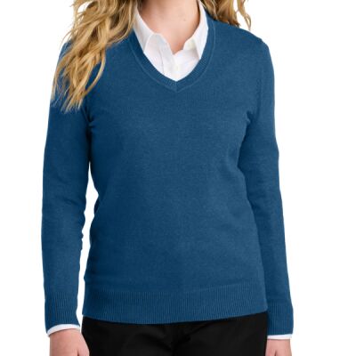 Women's Easy Care V Neck Sweater Thumbnail