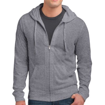 Young Mens Lightweight Jersey Full Zip Hoodie Thumbnail