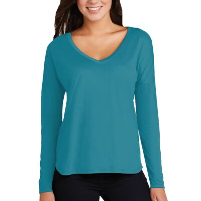Ladies Drapey Long Sleeve Tee Thumbnail