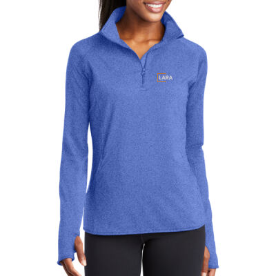 Ladies zip - Ladies Sport Wick ® Stretch 1/2 Zip Pullover Thumbnail