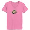 Ladies ComfortSoft&#174; V Neck T Shirt Thumbnail