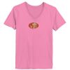 Ladies ComfortSoft&#174; V Neck T Shirt Thumbnail