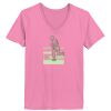 Ladies ComfortSoft&#174; V Neck T Shirt Thumbnail