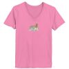 Ladies ComfortSoft® V Neck T Shirt Thumbnail