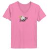 Ladies ComfortSoft® V Neck T Shirt Thumbnail