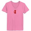 Ladies ComfortSoft&#174; V Neck T Shirt Thumbnail