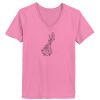 Ladies ComfortSoft® V Neck T Shirt Thumbnail