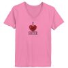 Ladies ComfortSoft® V Neck T Shirt Thumbnail