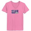 Ladies ComfortSoft® V Neck T Shirt Thumbnail