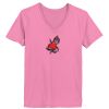 Ladies ComfortSoft® V Neck T Shirt Thumbnail
