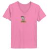 Ladies ComfortSoft® V Neck T Shirt Thumbnail