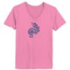 Ladies ComfortSoft® V Neck T Shirt Thumbnail