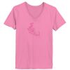 Ladies ComfortSoft® V Neck T Shirt Thumbnail