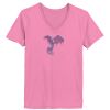 Ladies ComfortSoft® V Neck T Shirt Thumbnail