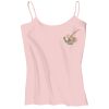 Juniors 1x1 Rib Spaghetti Strap Tank Thumbnail