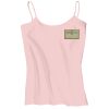 Juniors 1x1 Rib Spaghetti Strap Tank Thumbnail