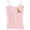 Juniors 1x1 Rib Spaghetti Strap Tank Thumbnail