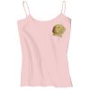 Juniors 1x1 Rib Spaghetti Strap Tank Thumbnail