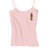 Juniors 1x1 Rib Spaghetti Strap Tank Thumbnail