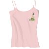 Juniors 1x1 Rib Spaghetti Strap Tank Thumbnail