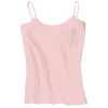 Juniors 1x1 Rib Spaghetti Strap Tank Thumbnail