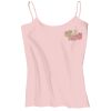 Juniors 1x1 Rib Spaghetti Strap Tank Thumbnail