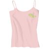 Juniors 1x1 Rib Spaghetti Strap Tank Thumbnail