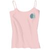 Juniors 1x1 Rib Spaghetti Strap Tank Thumbnail