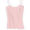 Juniors 1x1 Rib Spaghetti Strap Tank Thumbnail