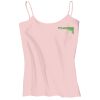 Juniors 1x1 Rib Spaghetti Strap Tank Thumbnail