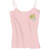Juniors 1x1 Rib Spaghetti Strap Tank Thumbnail