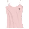 Juniors 1x1 Rib Spaghetti Strap Tank Thumbnail