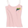 Juniors 1x1 Rib Spaghetti Strap Tank Thumbnail