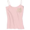 Juniors 1x1 Rib Spaghetti Strap Tank Thumbnail