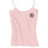 Juniors 1x1 Rib Spaghetti Strap Tank Thumbnail