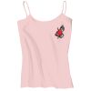 Juniors 1x1 Rib Spaghetti Strap Tank Thumbnail