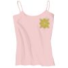 Juniors 1x1 Rib Spaghetti Strap Tank Thumbnail