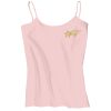 Juniors 1x1 Rib Spaghetti Strap Tank Thumbnail